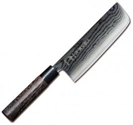 ΜΑΧΑΙΡΙ NAKIRI 16.5cm TOJIRO SHIPPU BLACK – ΙΑΠΩΝΙΚΟ ΜΑΧΑΙΡΙ ΜΕ ΞΥΛΙΝΗ ΛΑΒΗ ΚΑΣΤΑΝΙΑΣ