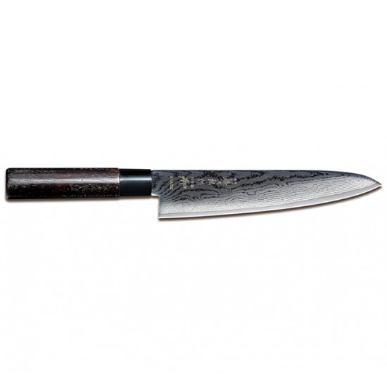ΜΑΧΑΙΡΙ CHEF 21cm TOJIRO SHIPPU BLACK – ΙΑΠΩΝΙΚΟ ΜΑΧΑΙΡΙ ΜΕ ΞΥΛΙΝΗ ΛΑΒΗ ΚΑΣΤΑΝΙΑΣ